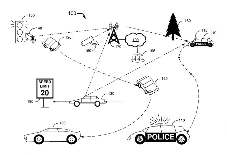 Brevetto Ford per le auto autonome della Polizia