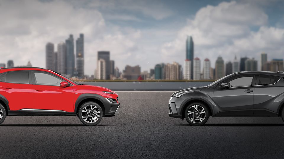 Le duel des SUV compacts : Hyundai Kona versus Toyota C-HR