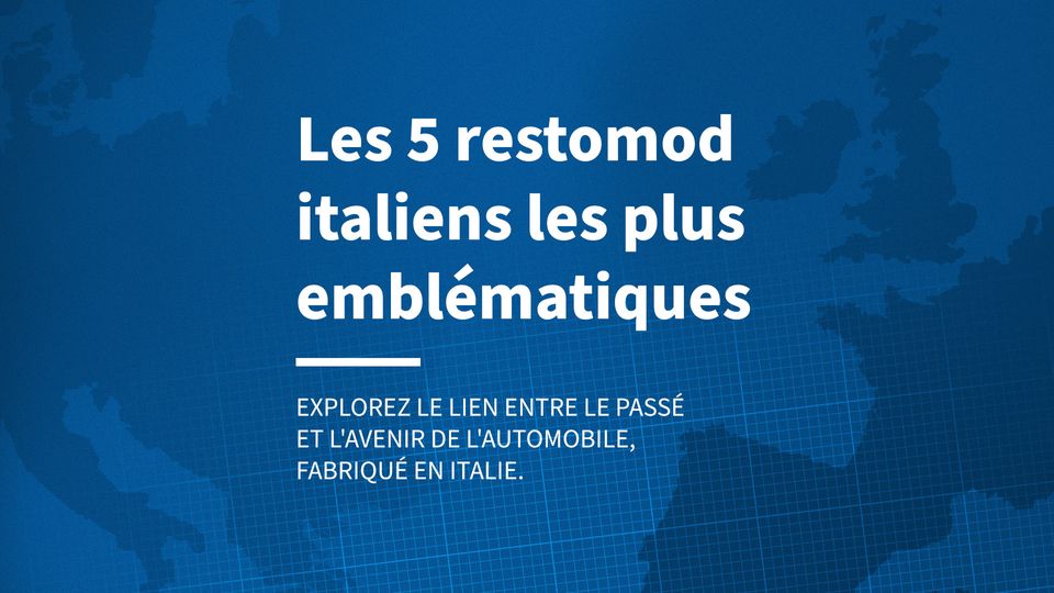 Les 5 restomod italiens les plus emblématiques