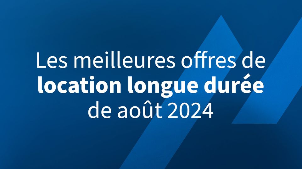 Les meilleures offres pour location longue durée de Août