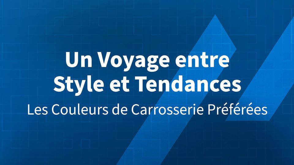 Les Couleurs de Carrosserie Préférées des Français: Un Voyage entre Style et Tendances