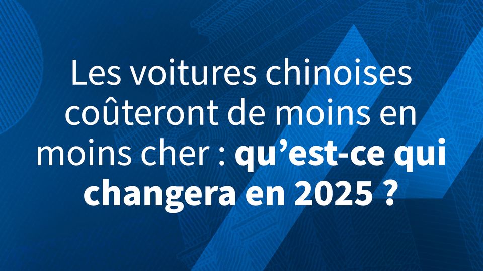 Les voitures chinoises coûteront de moins en moins cher: qu’est-ce qui changera en 2025?