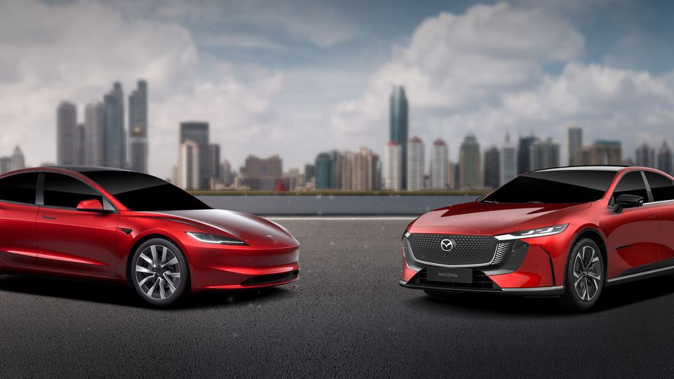 Tesla Model 3 vs Mazda 6e: efficience et confort au cœur du segment des berlines électriques