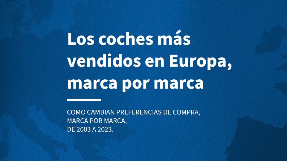 Los coches más vendidos en Europa, marca por marca