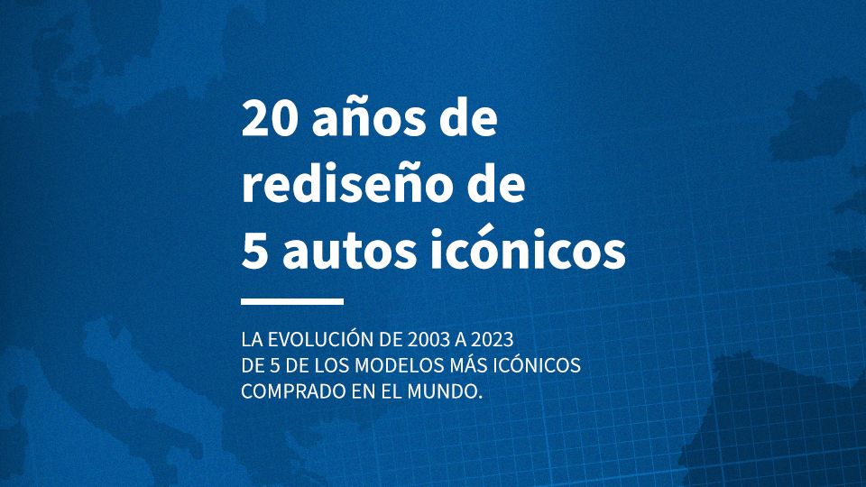 20 años de rediseño de 5 autos icónicos