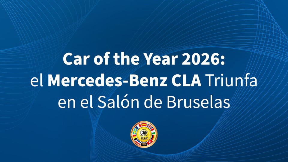 Car of the Year 2026: el Mercedes-Benz CLA Triunfa en el Salón de Bruselas