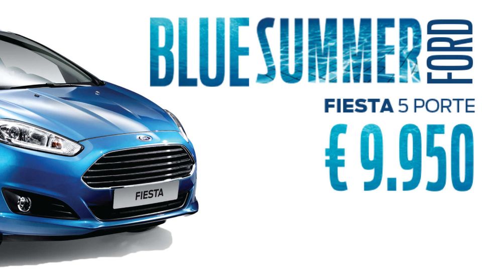 Blue Summer Ford continua anche a settembre 2016 con nuovi sconti