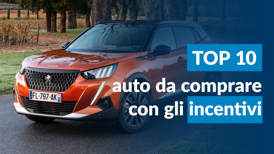 Incentivi auto 2021: 10 auto (non elettriche) da comprare