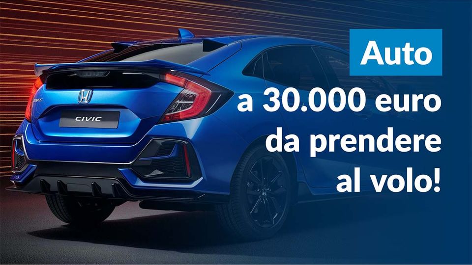 Auto nuova a 30.000 €: i modelli consigliati da DriveK