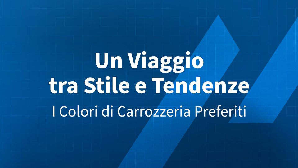 I Colori di Carrozzeria Preferiti dagli Italiani: Un Viaggio tra Stile e Tendenze