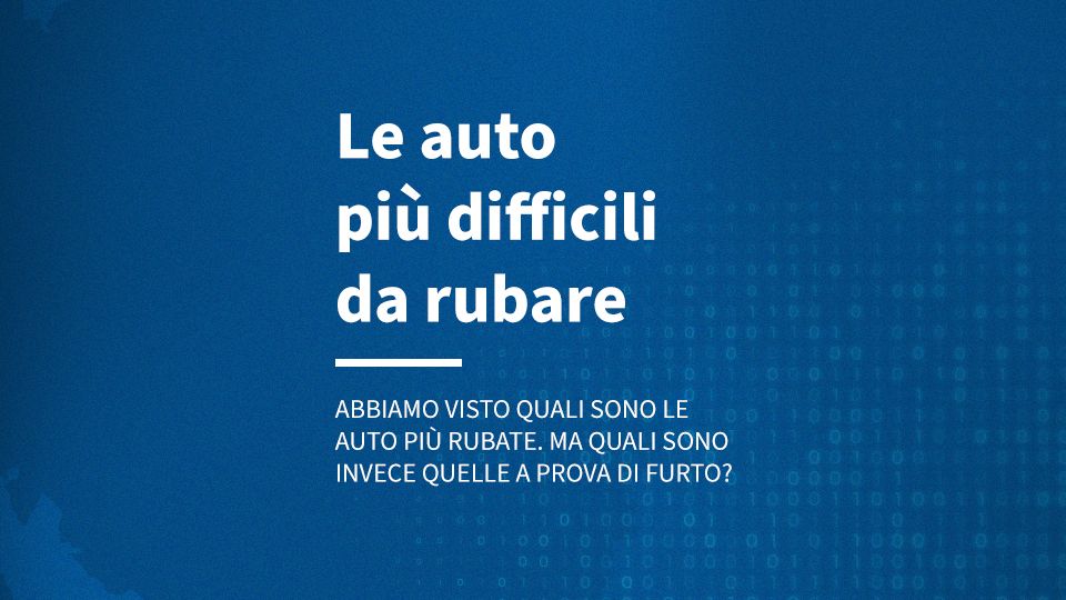 Le auto più difficili da rubare