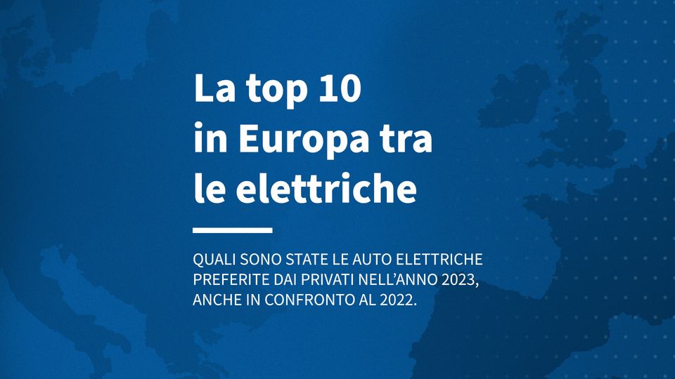 La top 10 in Europa tra le elettriche