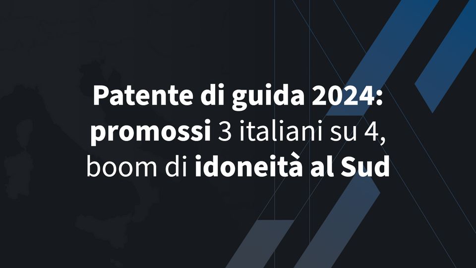 Patente di guida 2024: tre italiani su quattro superano l’esame