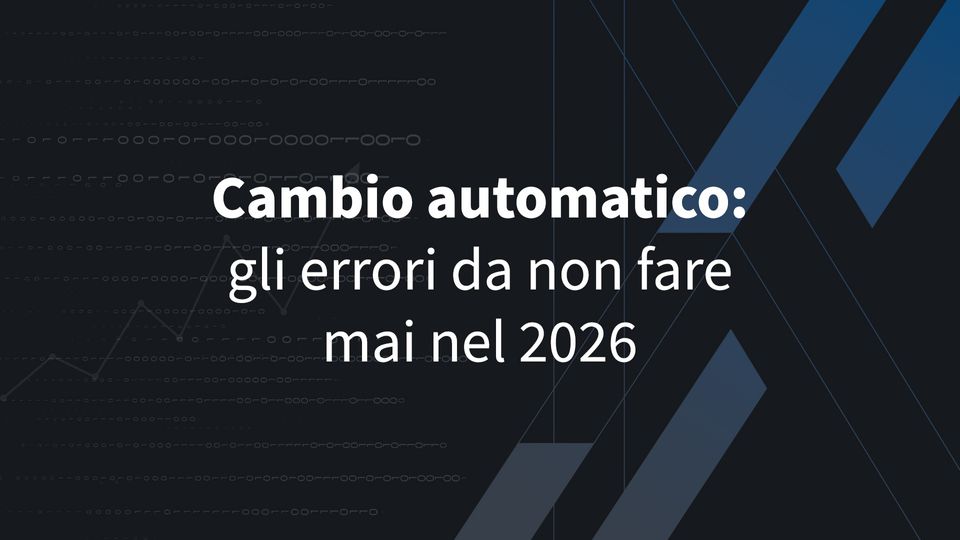 Cambio automatico: i 5 errori da non fare mai nel 2026